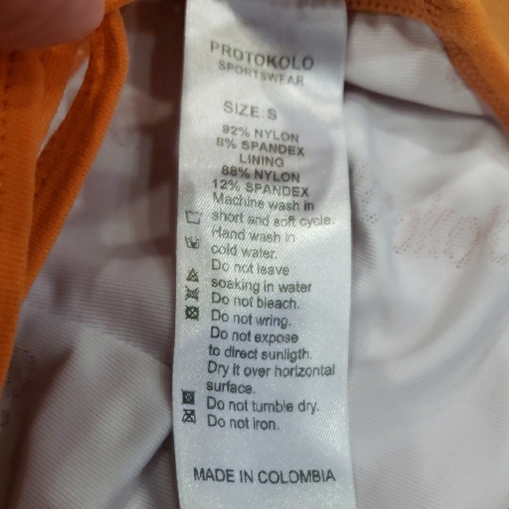 Protokolo Brand Orange Sports Bra - Picture 4 of 4